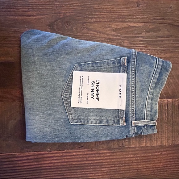 FRAME L’Homme Skinny Denim Jeans Size 30 NWT - Picture 9 of 10